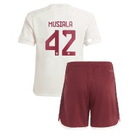 Bayern Munich Jamal Musiala #42 Tredjedraktsett Barn 2023-24 Kortermet (+ Korte bukser)